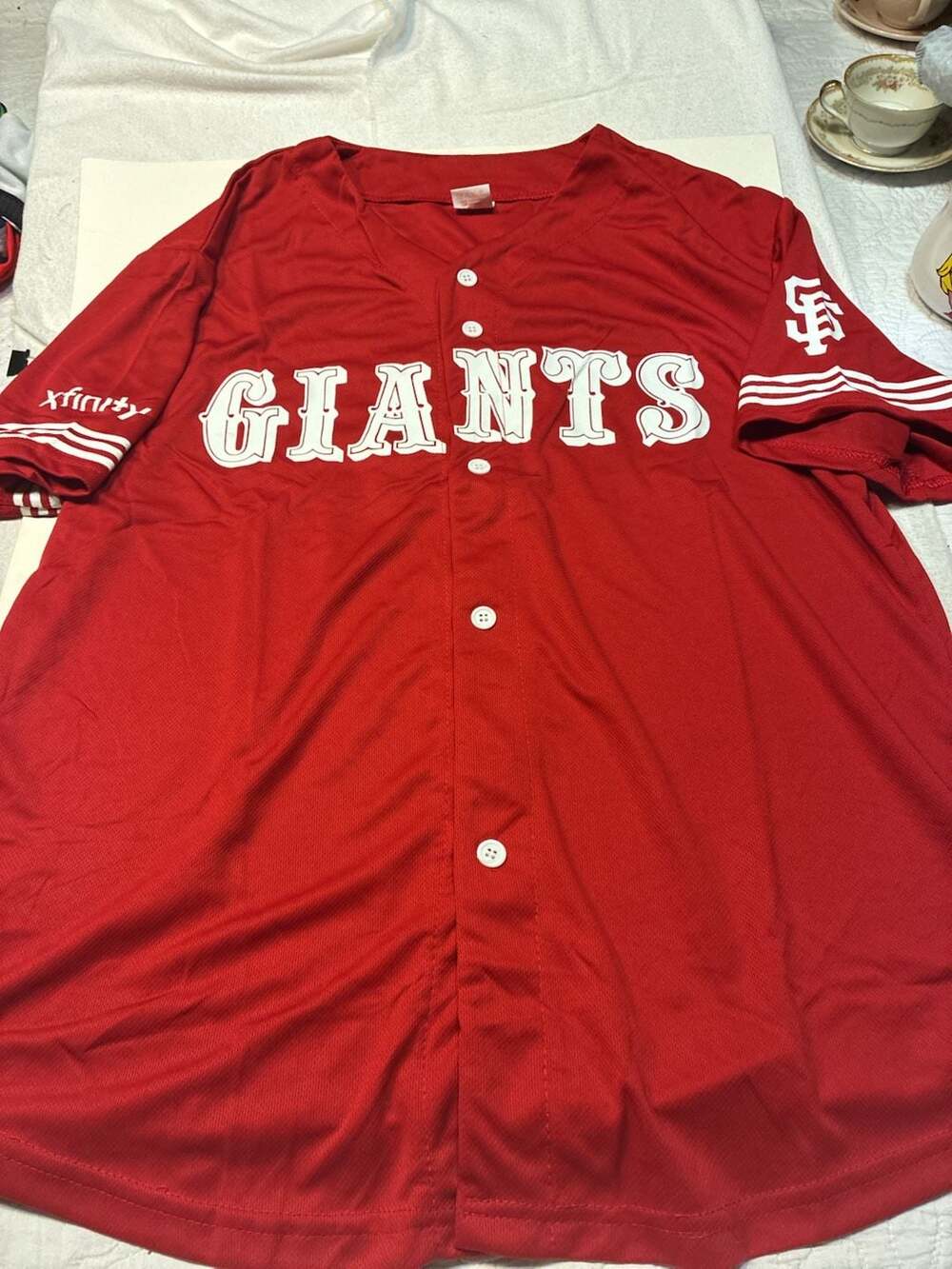 San Francisco Giants 49ers Night SGA Promotional Baseball Jersey